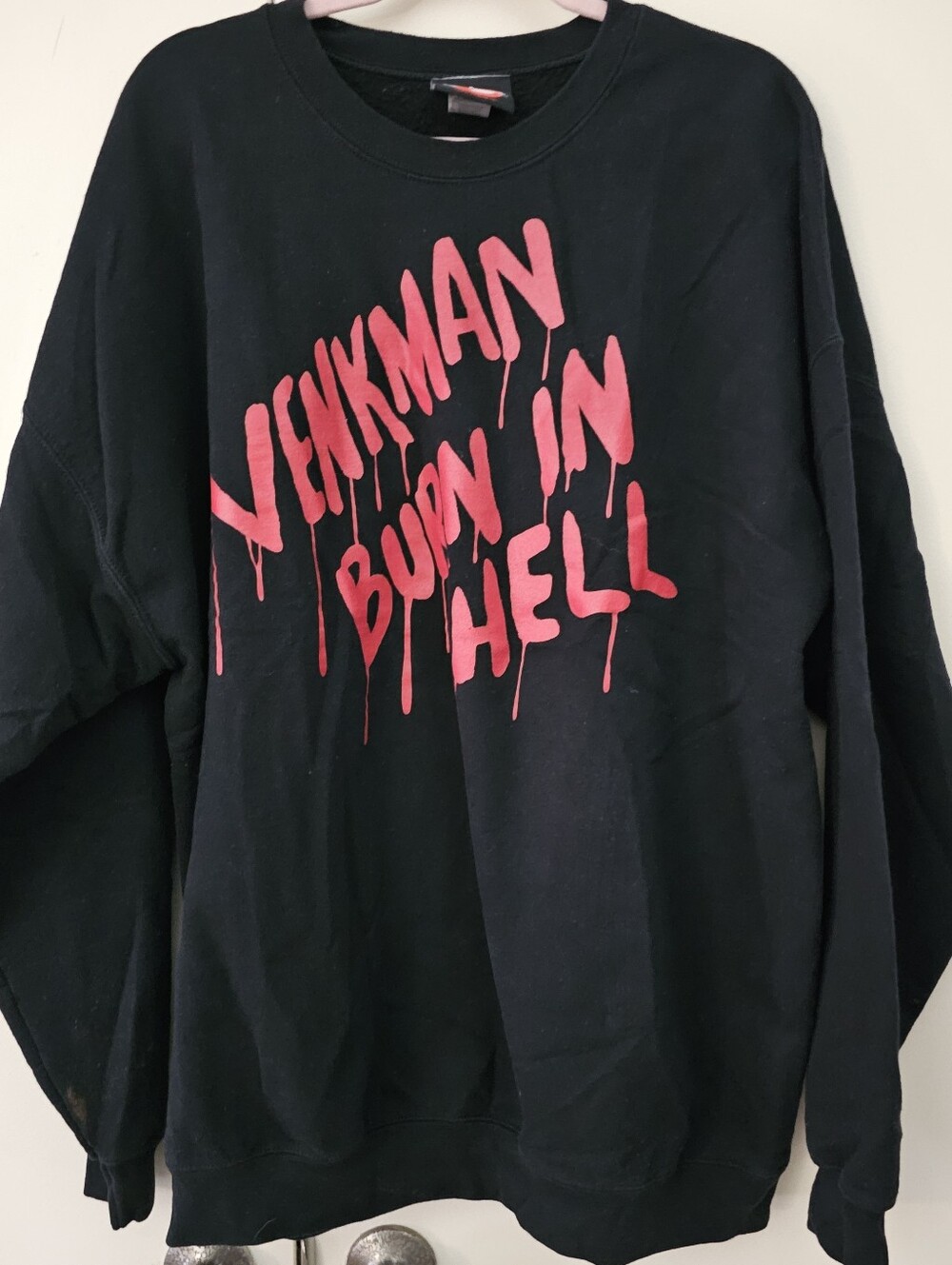 Vixen By Micheline Pitt "Venkman Burn in Hell" Ghostbuster Sweatshirt - 3xl.